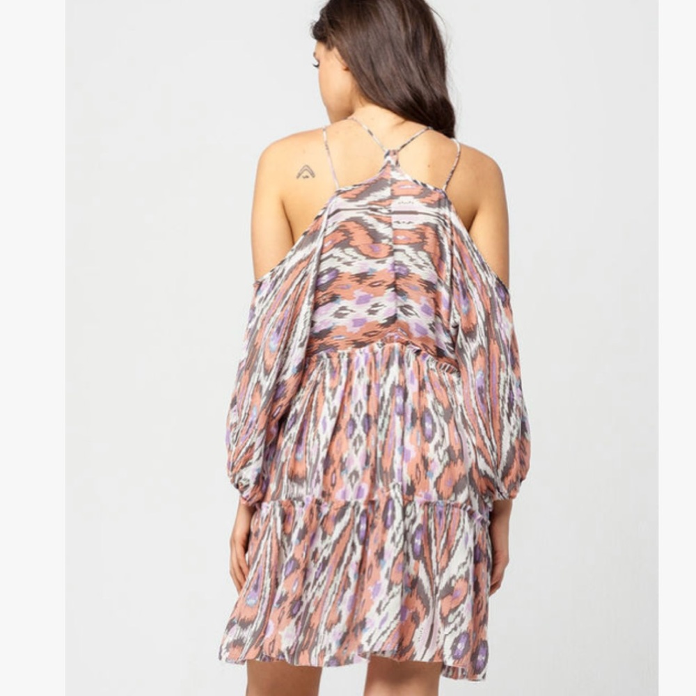 NWT Free People Monarch Cold Shoulder Minidress - Picture 4 of 7